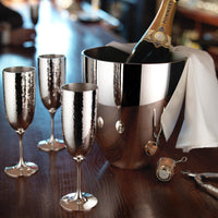 Martelé Champagnerkelch 90g versilbert